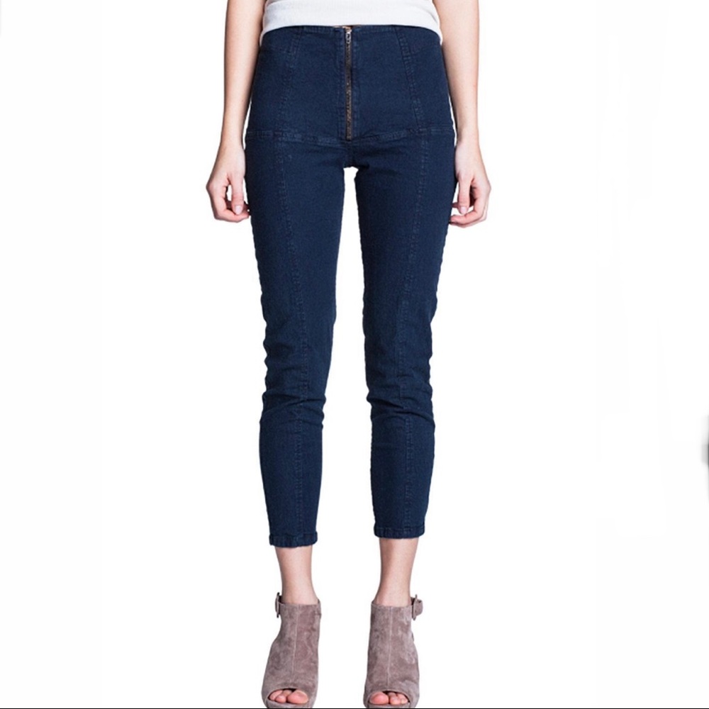 Prairie Underground Navy Skinny Pants